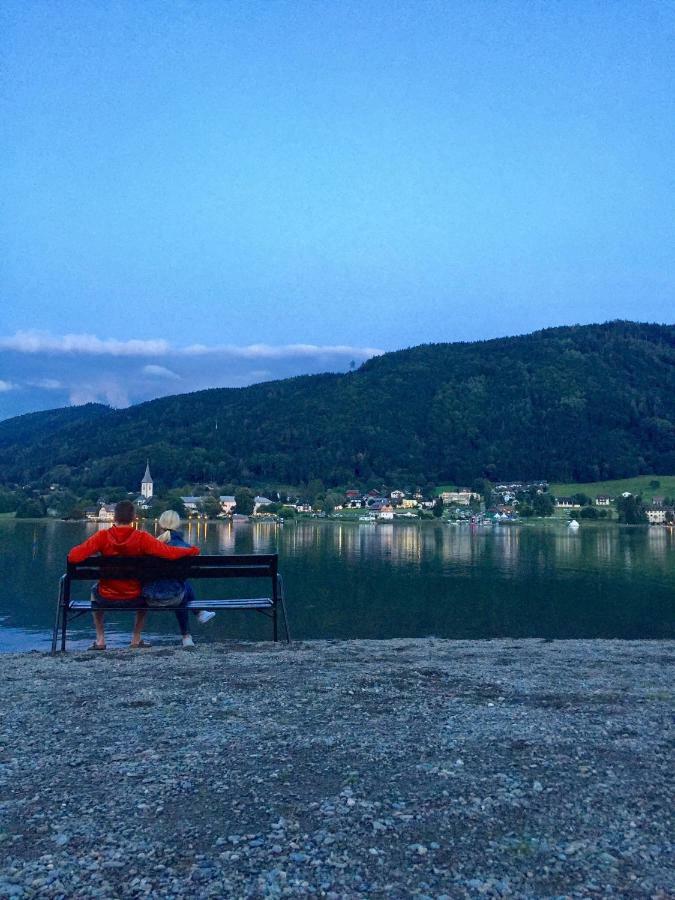 Ferienwohnung Villa Seeblick Bodensdorf Bagian luar foto