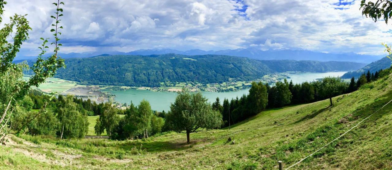 Ferienwohnung Villa Seeblick Bodensdorf Bagian luar foto